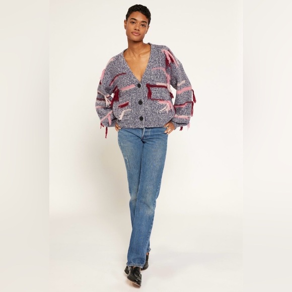 JOIE AKSANA WOOL CARDIGAN Sz M Brand New